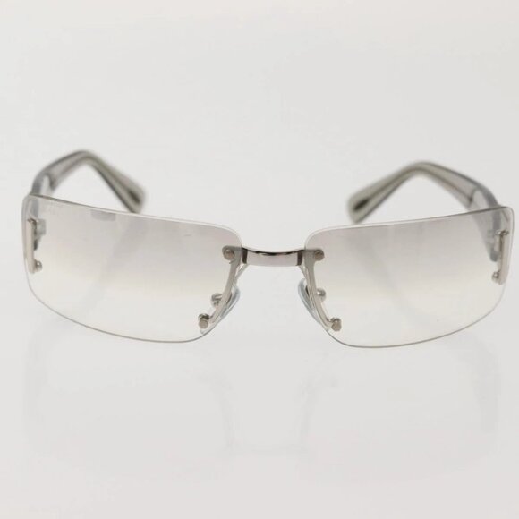 BVLGARI Sunglasses plastic Silver Auth am9072 main image 12